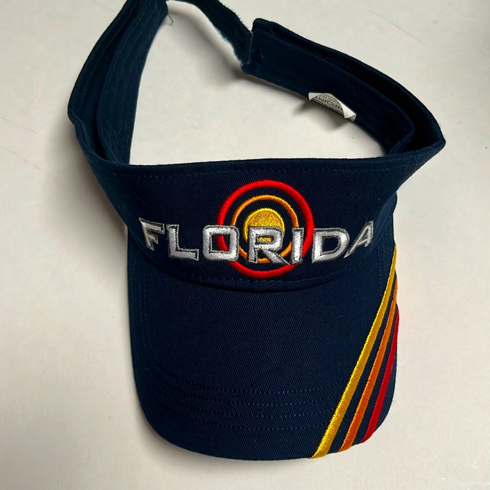 Sunpoit Florida hat navy blue ,orange, red, yellow colors
